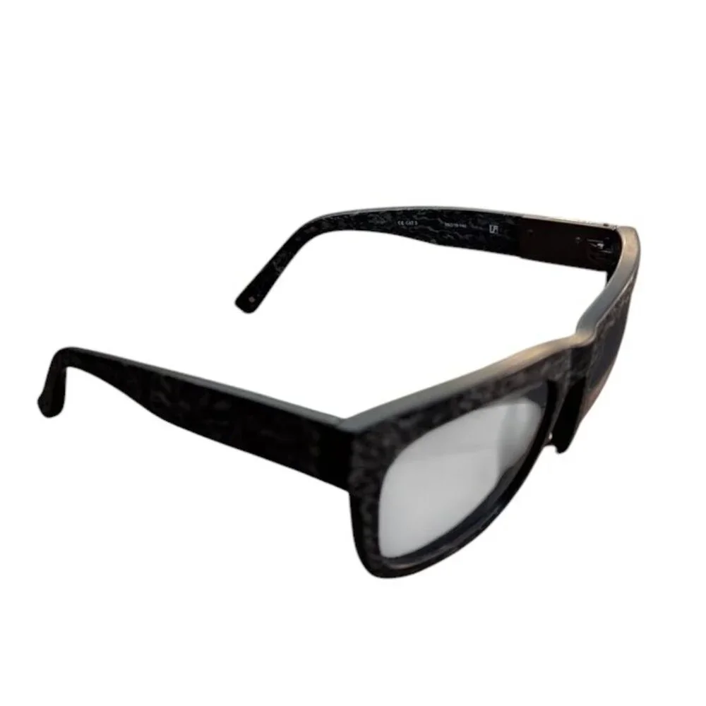 3.1 Phillip Lim x Linda Farrow PI40 56mm Grey Acetate Blue Lens Sunglasses